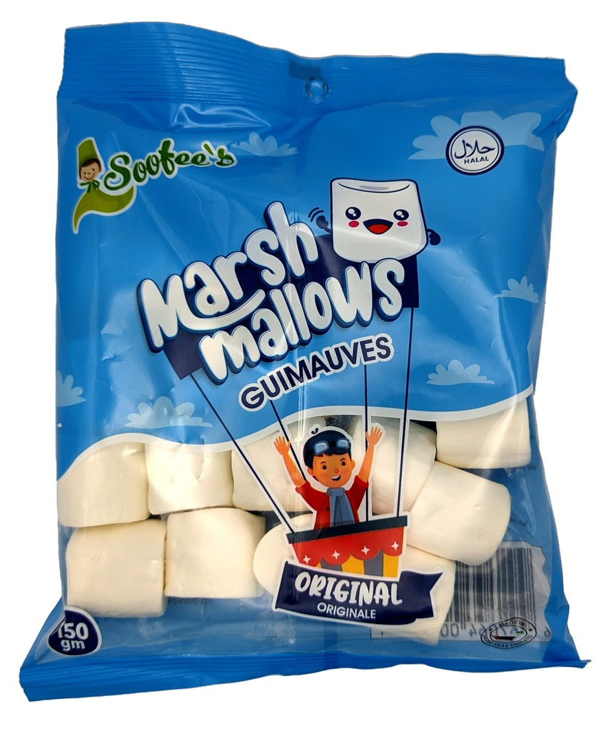 Soofee's White Marshmallows – 150g | Classic Halal Treat