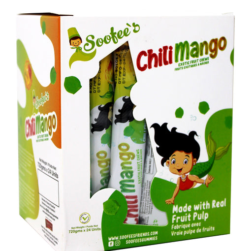 SOOFEES CHILLI RAW MANGO FRUIT GUMMIES - 720GMs