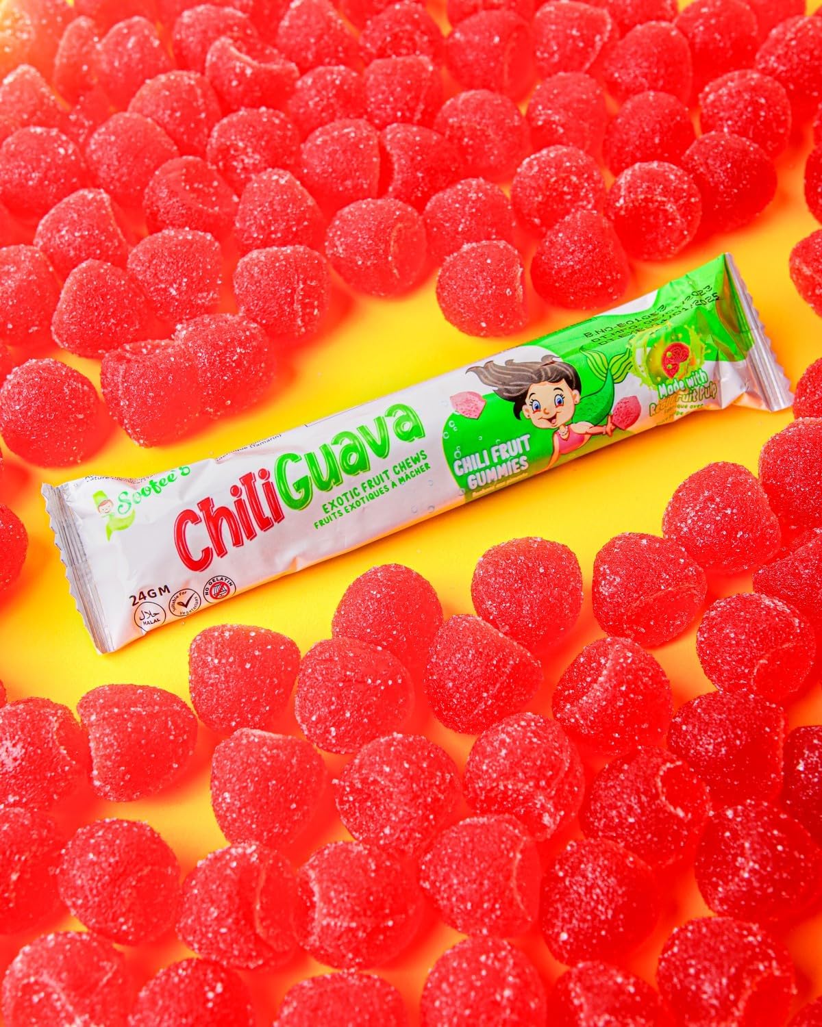 Soofee’s Chilli Guava Fruit Gummies – 720g | Halal Exotic Candy